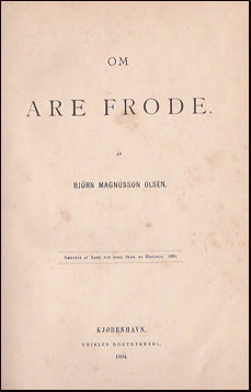 Om Are frode # 25136