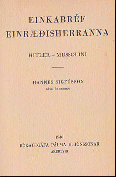 Einkabréf einræðisherranna # 25263