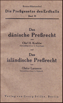 Das dänische Pressrecht # 25577