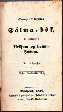 Evangelisk kristileg Sálma-bók # 25594