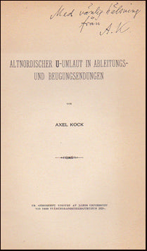 Altnordischer U-umlaut in Ableitungs- und Beugungsendungen # 25763