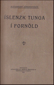 Íslenzk tunga í fornöld # 53124