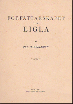 Författarskapet till Eigla # 25946