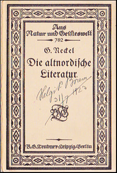 Die altnordische Literatur # 26064