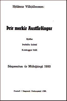 Þrír merkir Austfirðingar # 26144