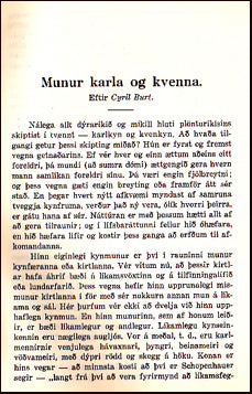 Munur karla og kvenna # 26145