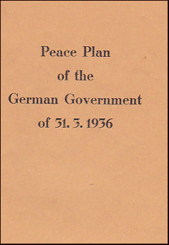Peace Plan of the German Goverment # 26600