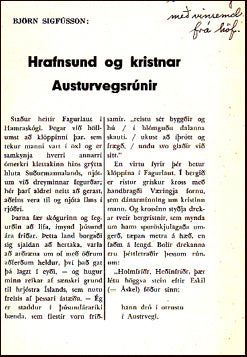 Hrafnsund og kristnar Austurvegsrúnir # 26626
