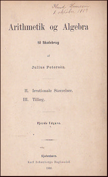 Arithmetik og Algebra # 33136