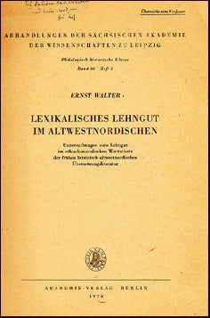 Lexikalisches Lehngut im Altwestnordischen # 27332
