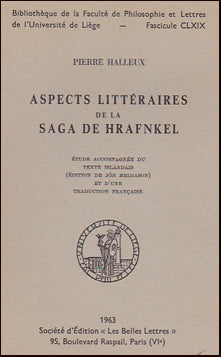 Aspects littéraires de la Saga de Hrafnkel # 27670
