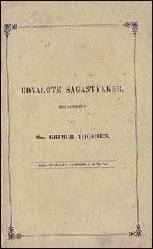 Udvalgte sagastykker # 81120