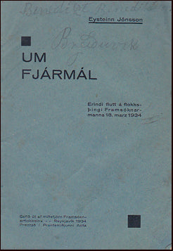 Um fjármál # 27841