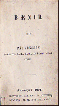 Bænir eptir Pál Jónsson # 78433