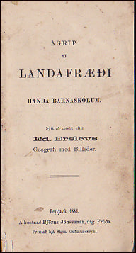 Ágrip af landafræði handa barnaskólum # 28789