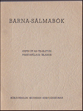 Barna-sálmabók # 28813