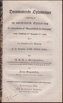 Documenterede Oplysninger # 17231