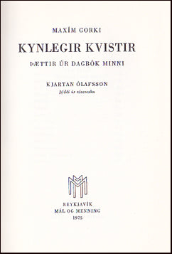 Kynlegir kvistir # 29477