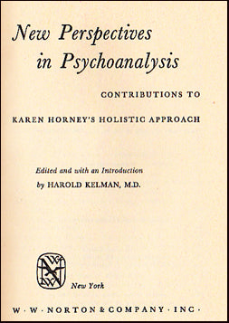 New Perspectives in Psychoanalysis # 29772
