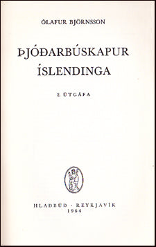 Þjóðarbúskapur Íslendinga # 29799