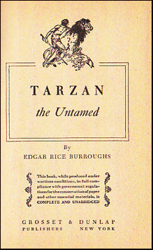 Tarzan the Untamed # 29909