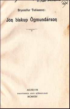 Jón biskup Ögmundarson # 30092