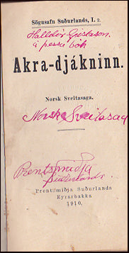 Akra-djákninn # 30102