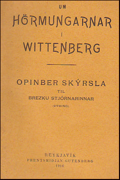 Um hörmungarnar í Wittenberg # 30339