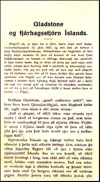 Gladstone og fjárhagsstjórn Íslands # 30419