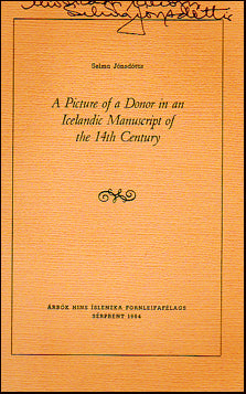 A Picture of af Donor in an Icelandic Manuscript # 30421