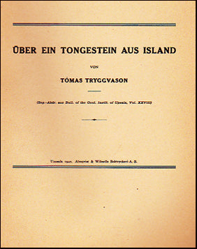Über ein Tongestein aus Island # 30442