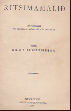 Ritsímamálið # 30482