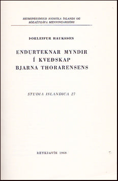 Endurteknar myndir í kveðskap Bjarna Thorarensens # 30510