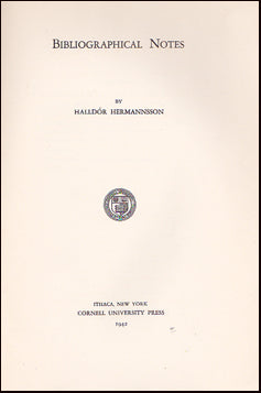 Bibliographical Notes # 30517