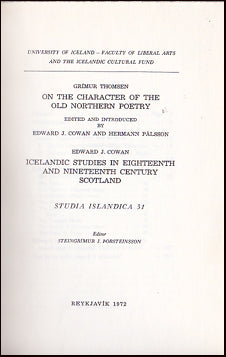 On the character of the old Northern poetry # 30520
