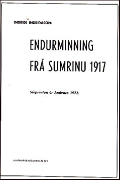 Endurminning frá sumrinu 1917 # 30608