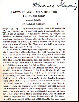 Ragnvald Mørejarls herferd til Nordfjord # 30615
