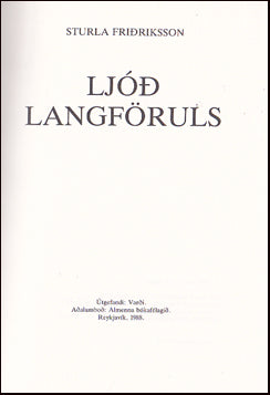Ljóð langföruls # 30726