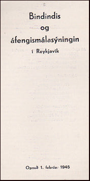 Bindindis og áfengismálasýningin í Reykjavík # 30739