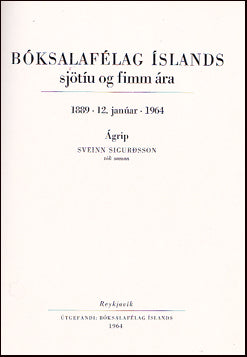 Bóksalafélag íslands sjötíu og fimm ára # 31372