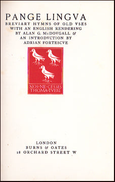 Pange Lingva # 31805