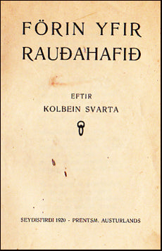 Kaupstaðarferðir - Förin yfir Rauðahafið - Um sauðfé # 31906