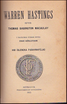 Draumar - Saga Natnas Ketilssonar - Warren Hastings # 31943