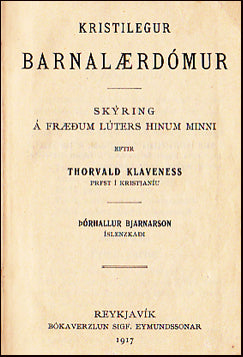 Kristilegur barnalærdómur # 31998