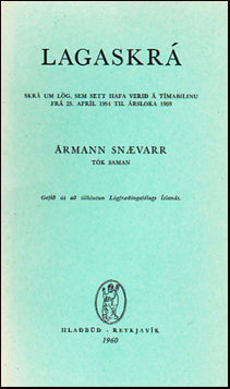 Lagaskrá # 32111