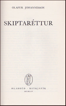 Skiptaréttur # 71908