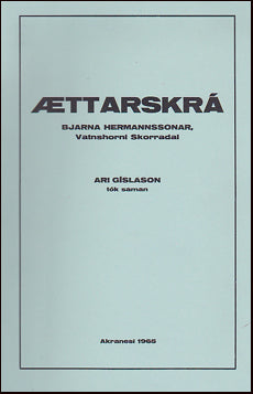 Ættarskrá Bjarna Hermannssonar # 32581
