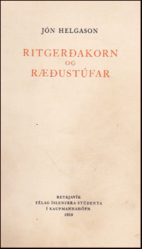 Ritgerðakorn og ræðustúfar # 75024