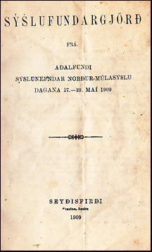 Sýslufundargjörð # 40466