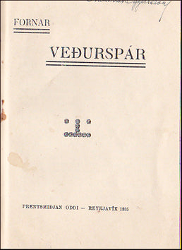 Fornar veðurspár # 33521
